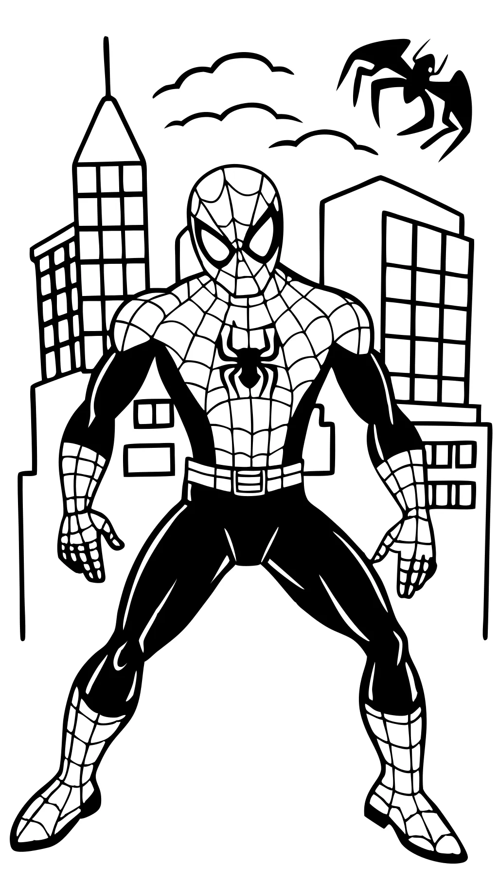 spiderman printable coloring pages